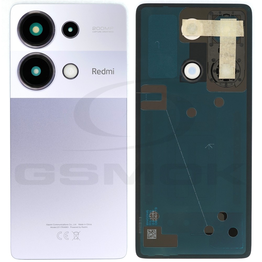 KLAPKA BATERII / OBUDOWA XIAOMI REDMI NOTE 13 PRO 4G FIOLETOWA 56000600N600 ORYGINAŁ SERVICE PACK