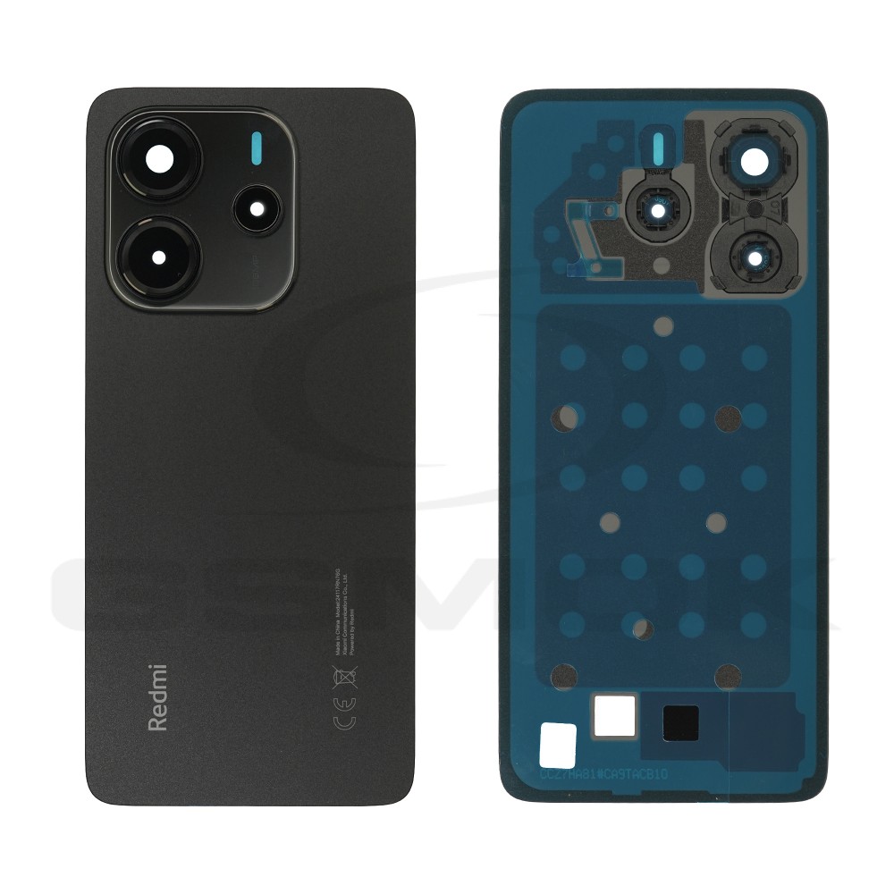 KLAPKA BATERII / OBUDOWA XIAOMI REDMI NOTE 14 4G CZARNA 560004000O700 56000100O7N00 ORYGINAŁ SERVICE PACK