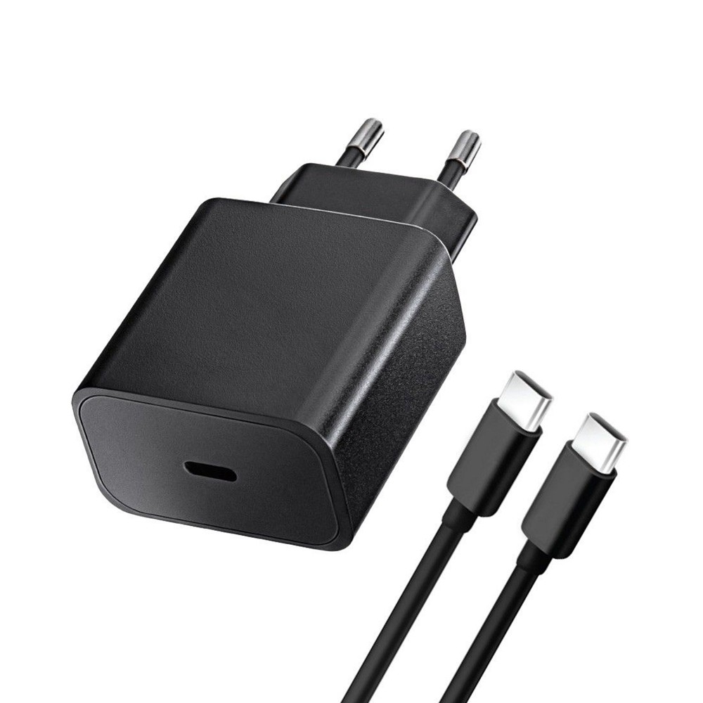ŁADOWARKA SIECIOWA BLUE STAR USB C QC4.0 PD 3A 20W + KABEL USB C DO USB C TFB-TC-20WPD CZARNA