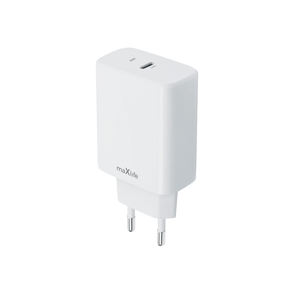 ŁADOWARKA SIECIOWA MAXLIFE USB-C MXTC-10-20C 20W BIAŁA