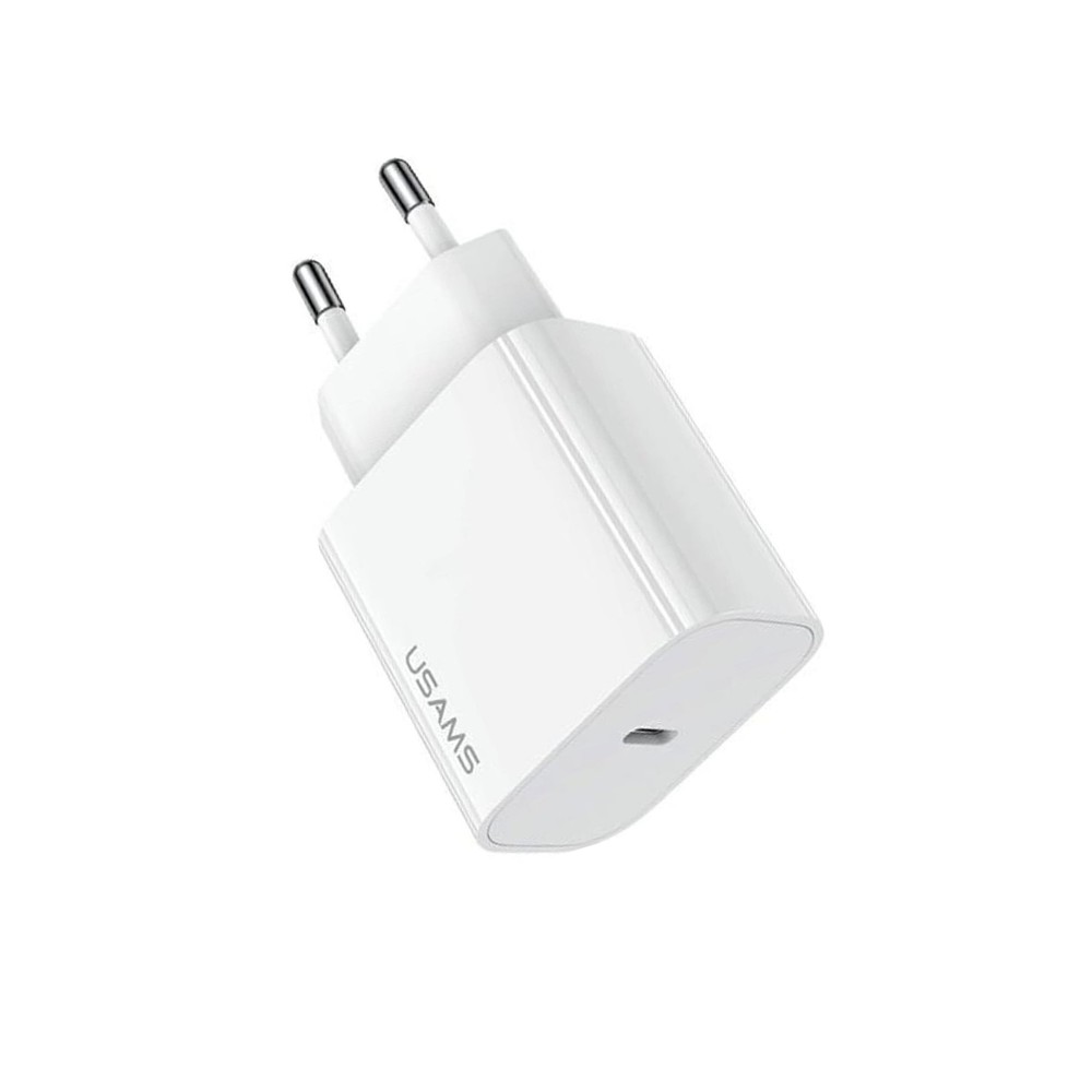 ŁADOWARKA SIECIOWA USB-C USAMS T65 20W CC226TC01 US-CC226 BIAŁA 