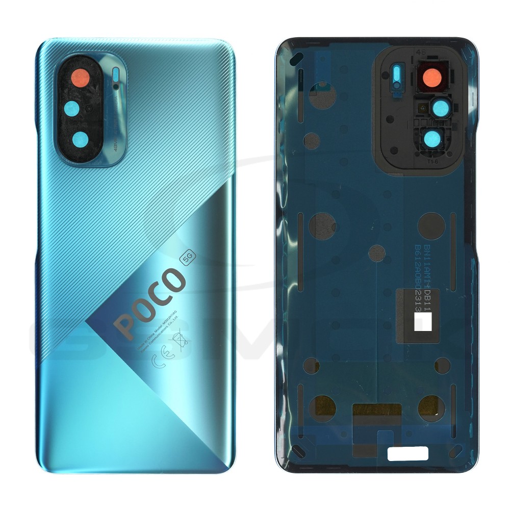 OUTLET KLAPKA BATERII / OBUDOWA XIAOMI POCO F3 NIEBIESKI 56000CK11A00 ORYGINAŁ SERVICE PACK