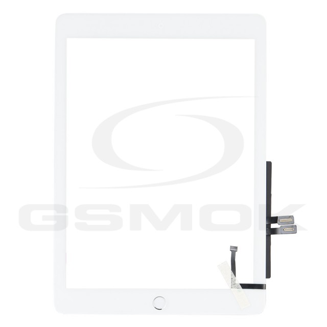 PANEL DOTYKOWY IPAD 6 / AIR 2018 (A1893, A1954) BIAŁY Z TAŚMĄ KLEJĄCĄ I PRZYCISKIEM HOME