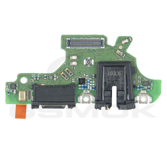 PŁYTKA/TAŚMA FLEX HUAWEI P30 LITE ZE ZŁĄCZEM ŁADOWANIA I ANTENĄ 02352PMD 02352PKB [ORYGINAŁ]