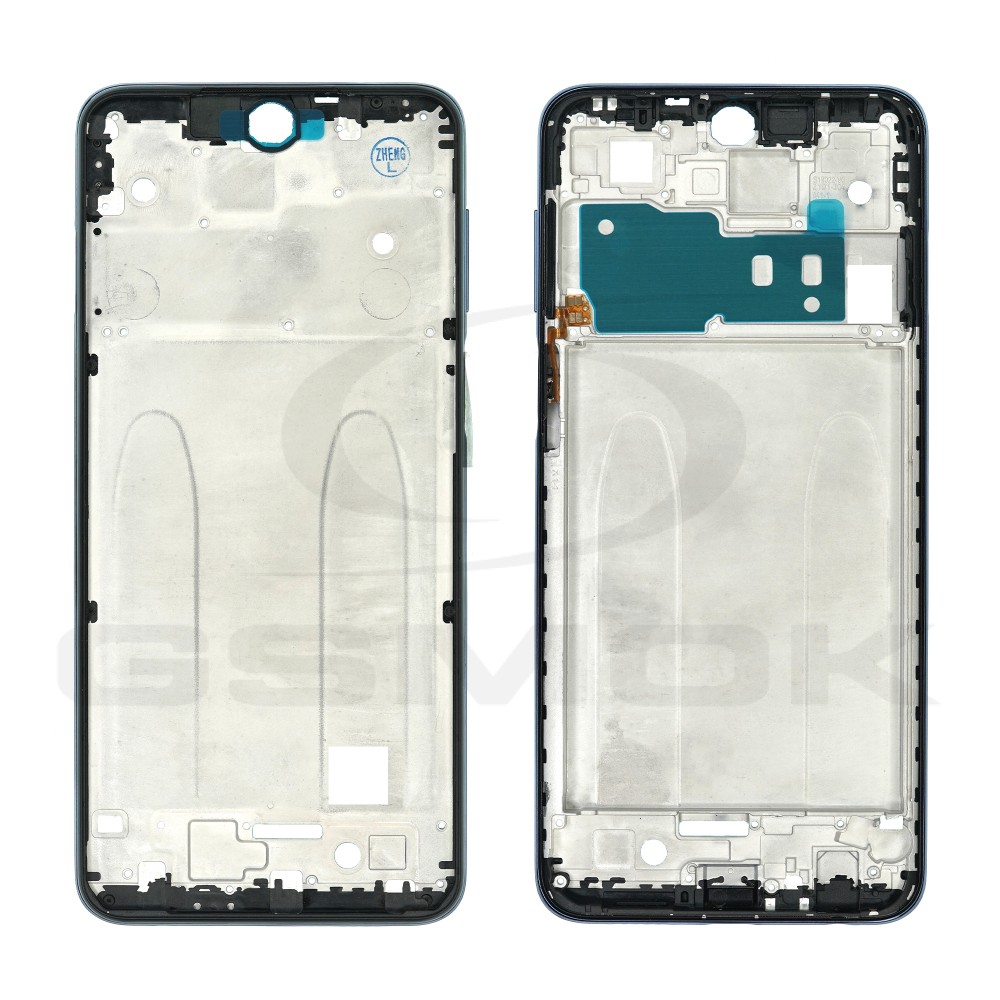 RAMKA ŚRODKOWA / KORPUS XIAOMI REDMI NOTE 9 PRO SZARA