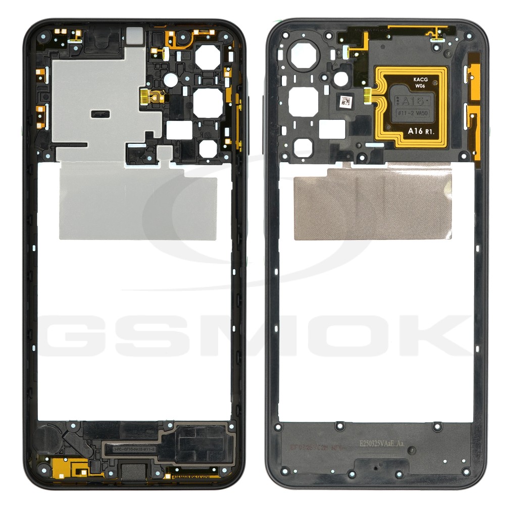 RAMKA ŚRODKOWA SAMSUNG A166 GALAXY A16 5G GH98-49821A CZARNA [ORYGINAŁ]