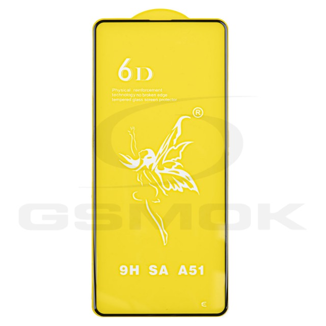 SAMSUNG A515 GALAXY A51 - SZKŁO HARTOWANE 0.3MM 5D CZARNE