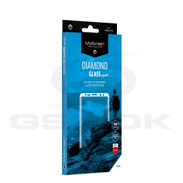 SAMSUNG S908 GALAXY S22 ULTRA 5G - MYSCREEN SZKŁO HARTOWANE DIAMOND GLASS EDGE 3D CZARNE
