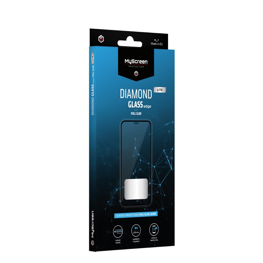 SAMSUNG S921 GALAXY S24 / GALAXY S25 - MYSCREEN SZKŁO HARTOWANE DIAMOND GLASS LITE EDGE FULL GLUE CZARNE 