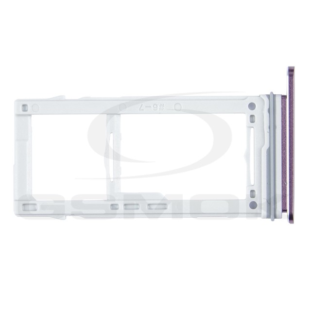 SZUFLADKA KARTY SIM I KARTY SD SAMSUNG G965 GALAXY S9 PLUS DUOS FIOLETOWA GH98-42575B [ORYGINAŁ]