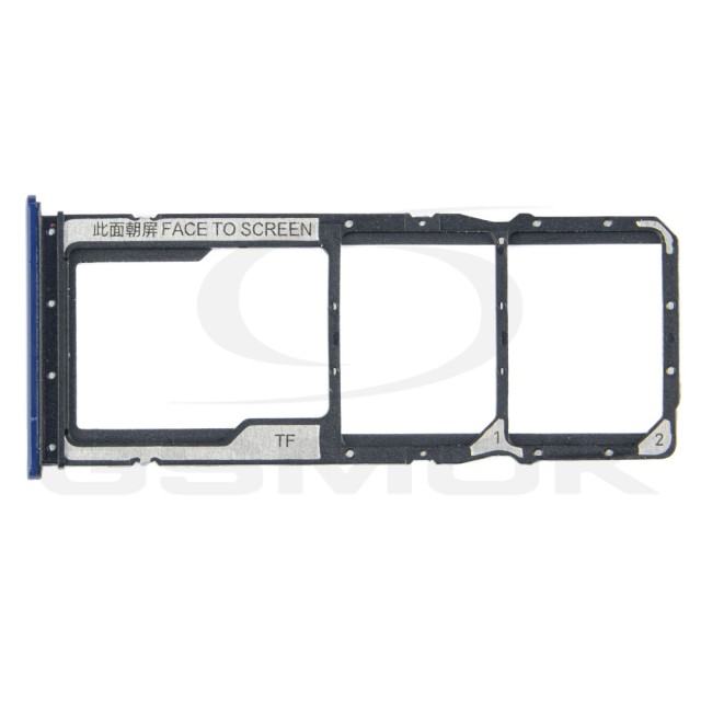 SZUFLADKA KARTY SIM I MICRO SD XIAOMI REDMI 8A NIEBIESKA