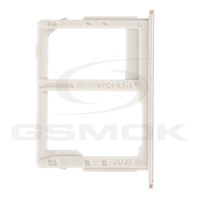 SZUFLADKA KARTY SIM I SD SAMSUNG J530 J5 2017 J730 J7 2017 ZŁOTA GH64-06280C [ORYGINAŁ]