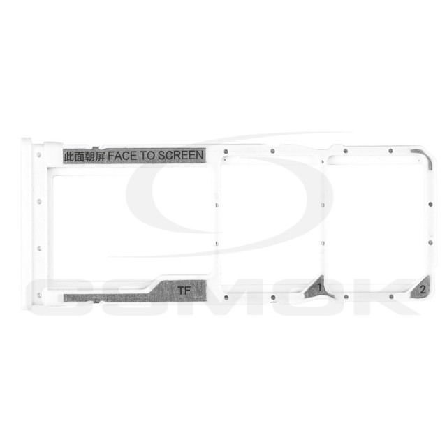 SZUFLADKA KARTY SIM XIAOMI REDMI NOTE 9S BIAŁA