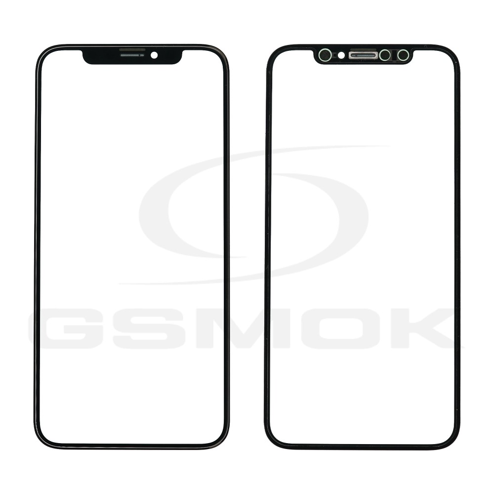 SZYBKA LCD IPHONE X CZARNA Z KLEJEM OCA G + OCA PRO
