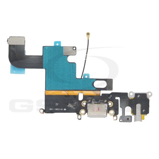 TAŚMA FLEX IPHONE 6 ZE ZŁĄCZEM ŁADOWANIA SZARA