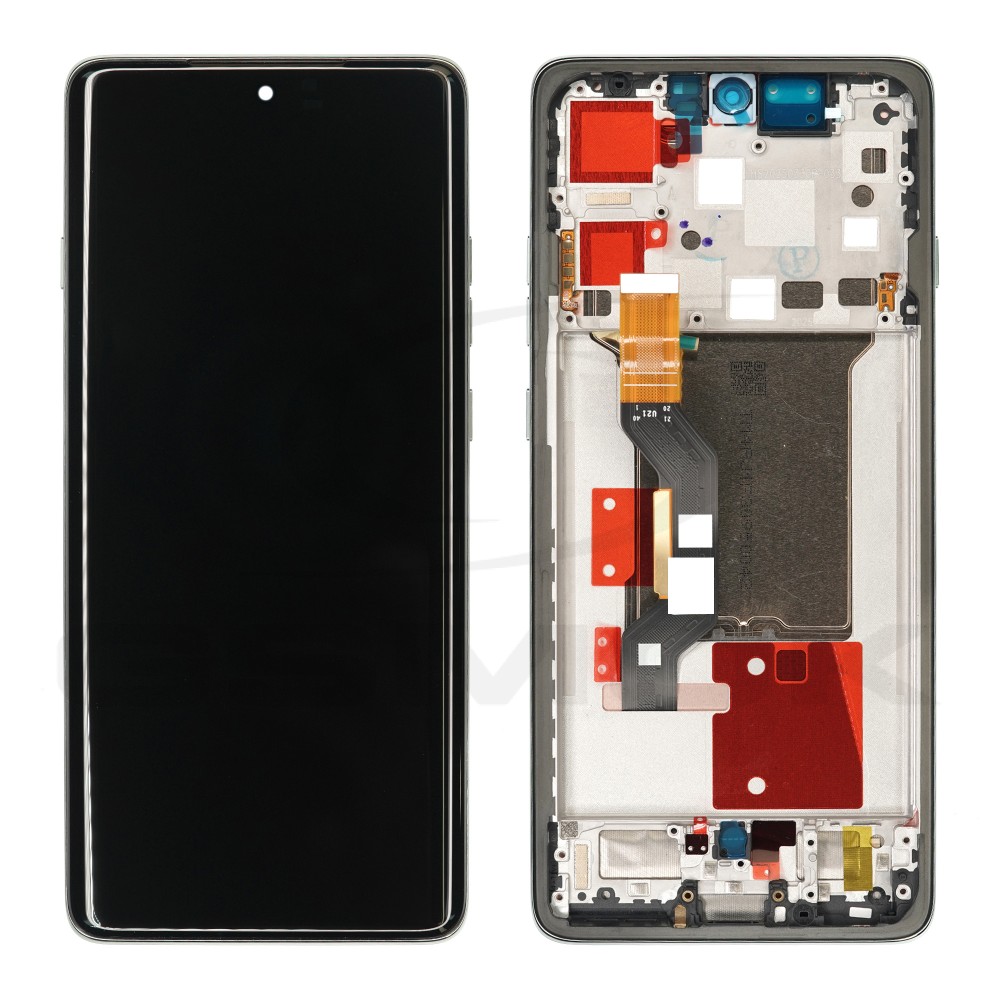WYŚWIETLACZ LCD DO MOTOROLA EDGE 60 PRO PANTONE SHADOW SZARY Z RAMKĄ 5D68C30045 ORYGINAŁ SERVICE PACK