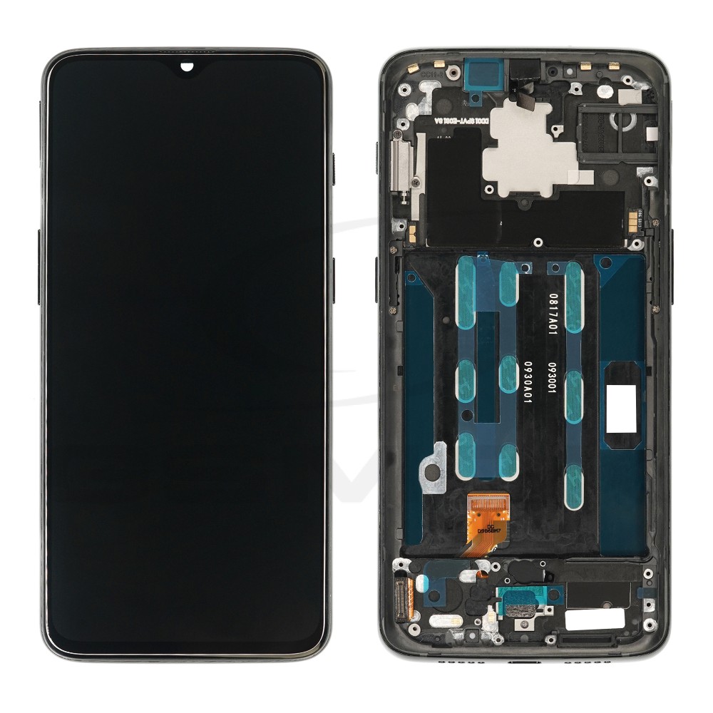 WYŚWIETLACZ LCD DO ONEPLUS 6T LUSTRZANY CZARNY 2011100040 4901900 ORYGINAŁ SERWIS PACK