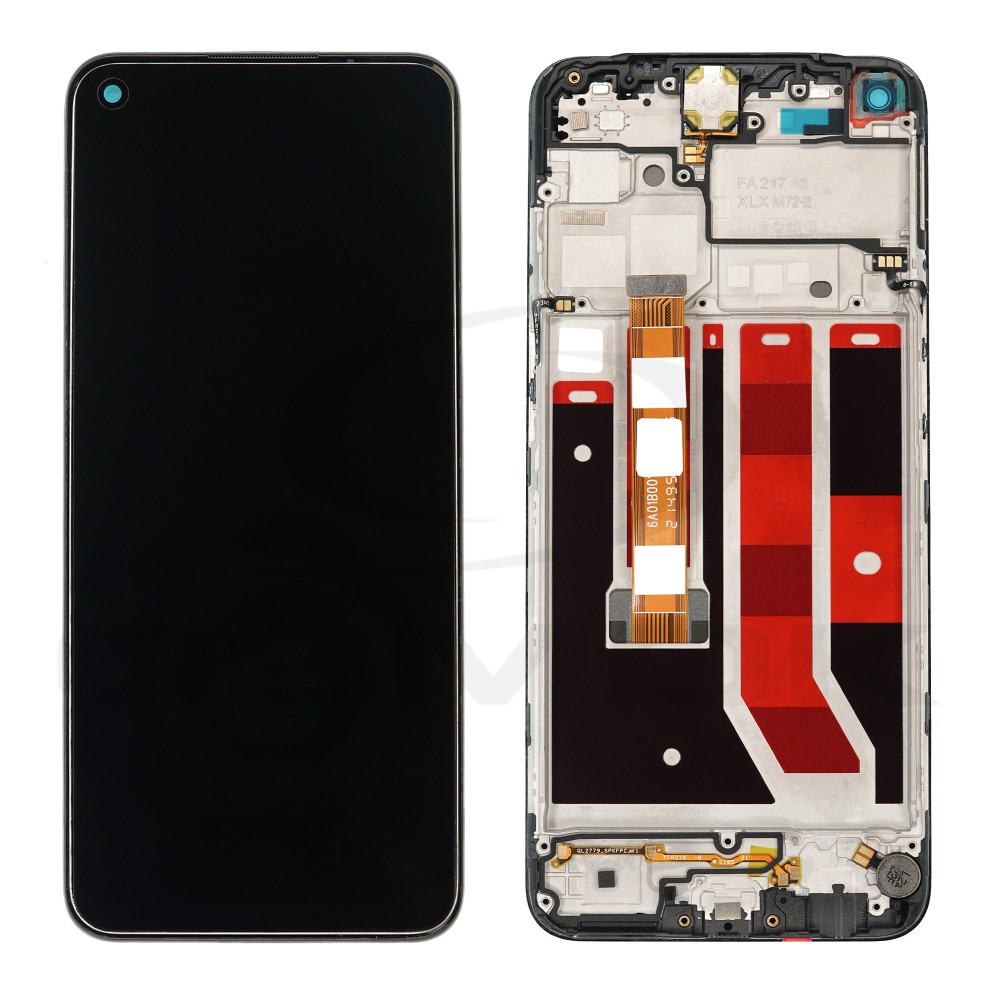 WYŚWIETLACZ LCD + PANEL DOTYKOWY KOMPLET OPPO A33 2020 / A32 / A53 / A53S Z RAMKĄ 4905105 ORYGINAŁ SERVICE PACK 