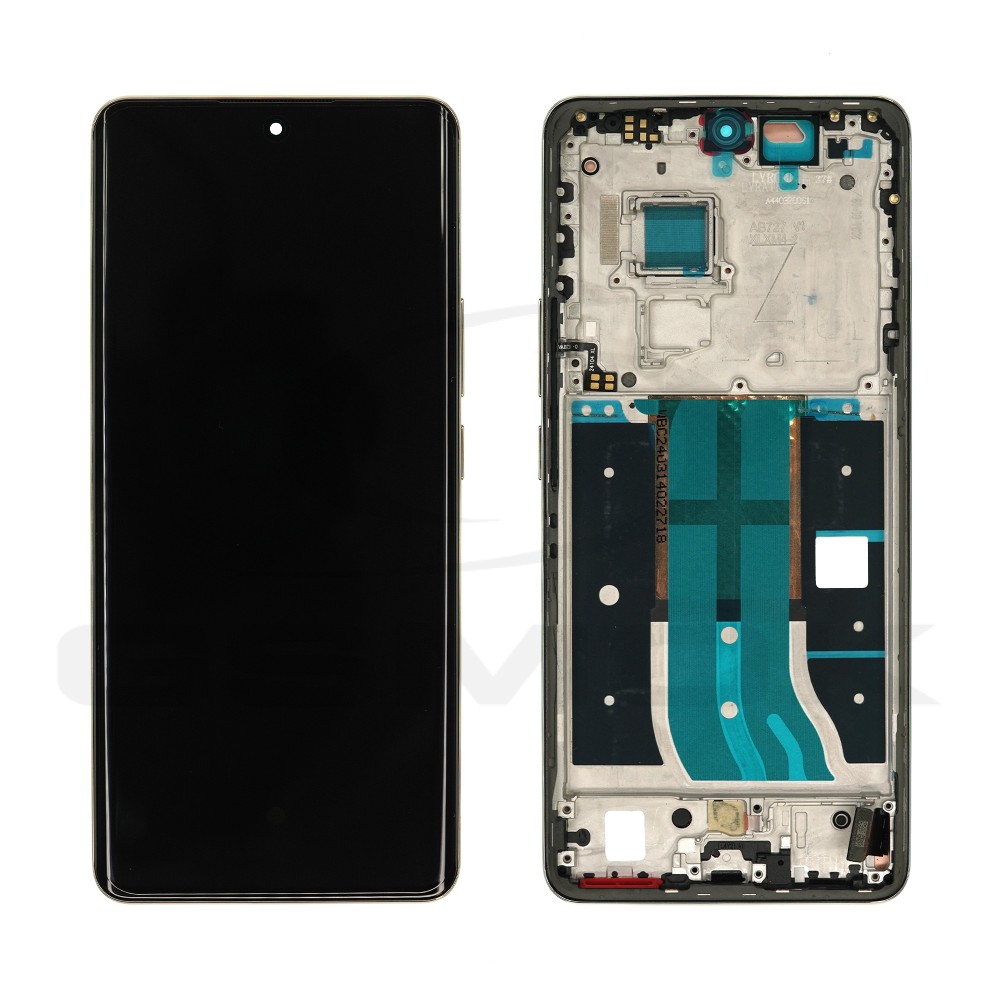 WYŚWIETLACZ LCD DO REALME 12 PRO 5G 621029000163 Z RAMKĄ BEŻOWY ORYGINAŁ SERVICE PACK