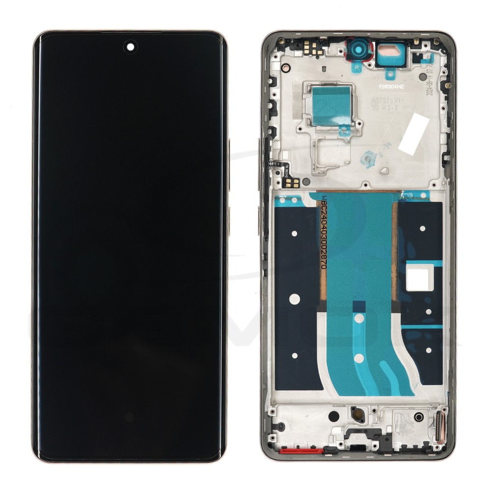 WYŚWIETLACZ LCD DO REALME 12 PRO PLUS 5G 621029000160 BEŻOWY Z RAMKĄ ORYGINAŁ SERVICE PACK