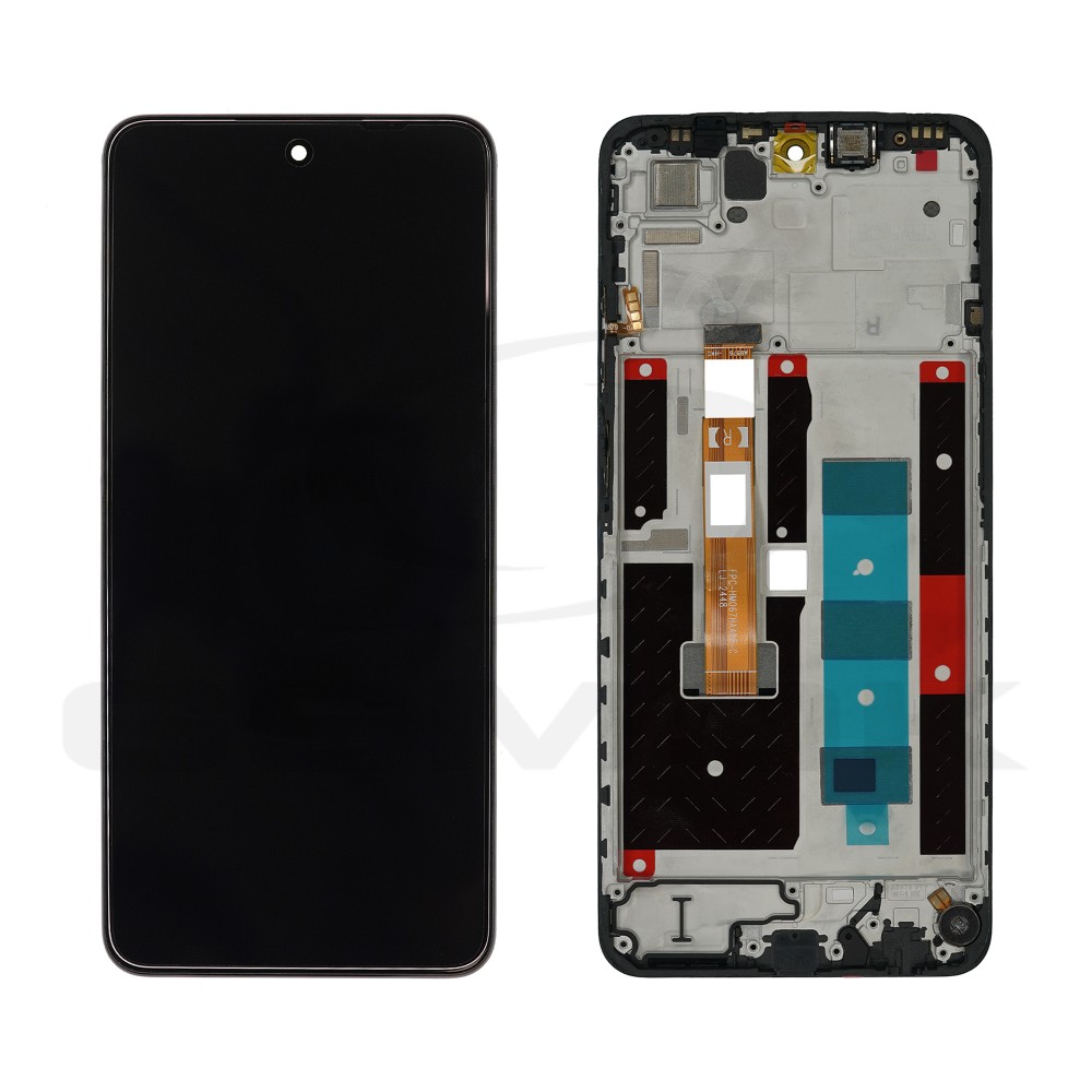 WYŚWIETLACZ LCD DO REALME 14X 5G Z RAMKĄ 621029000456 CZARNY ORYGINAŁ SERVICE PACK