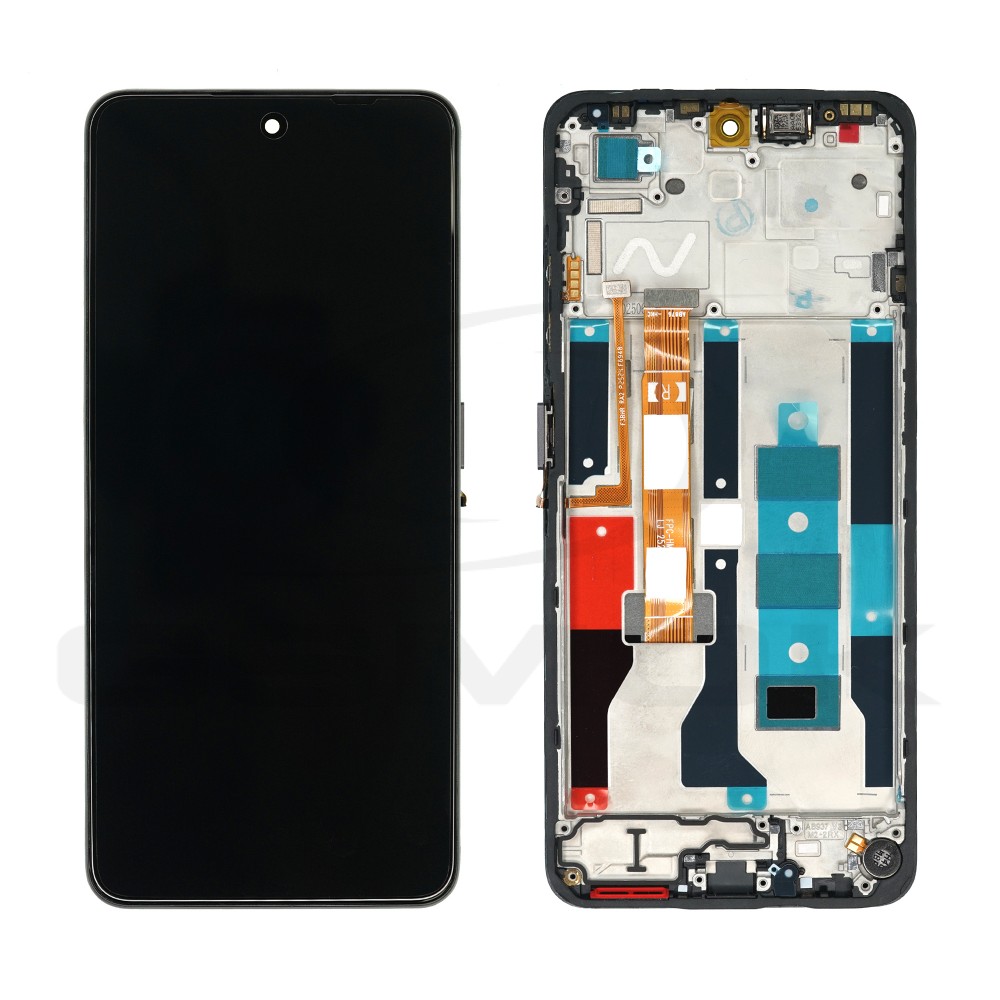 WYŚWIETLACZ LCD DO REALME C75 5G Z RAMKĄ + CZARNY PRZYCISK 621029000535 ORYGINAŁ SERVICE PACK