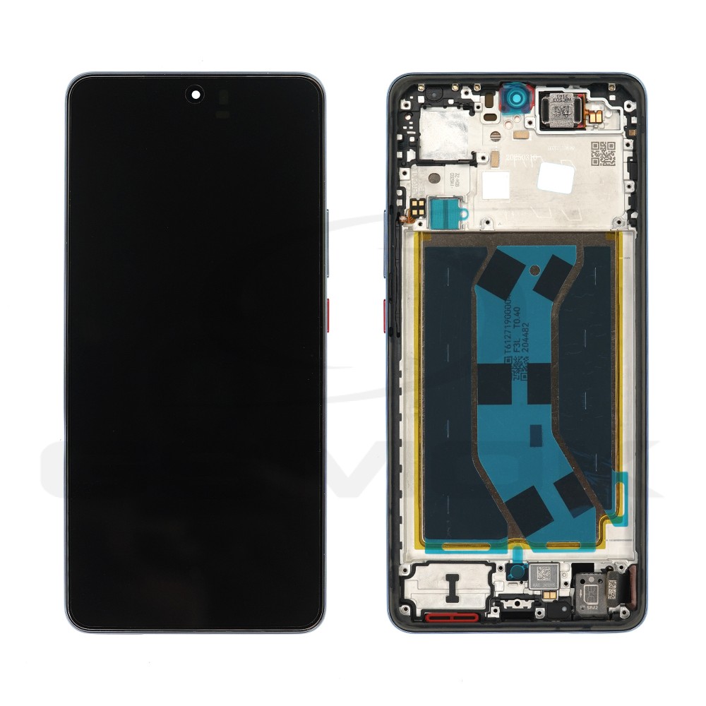 WYŚWIETLACZ LCD DO REALME GT 7 5G Z RAMKĄ NIEBIESKI 621029000570 ORYGINAŁ SERVICE PACK