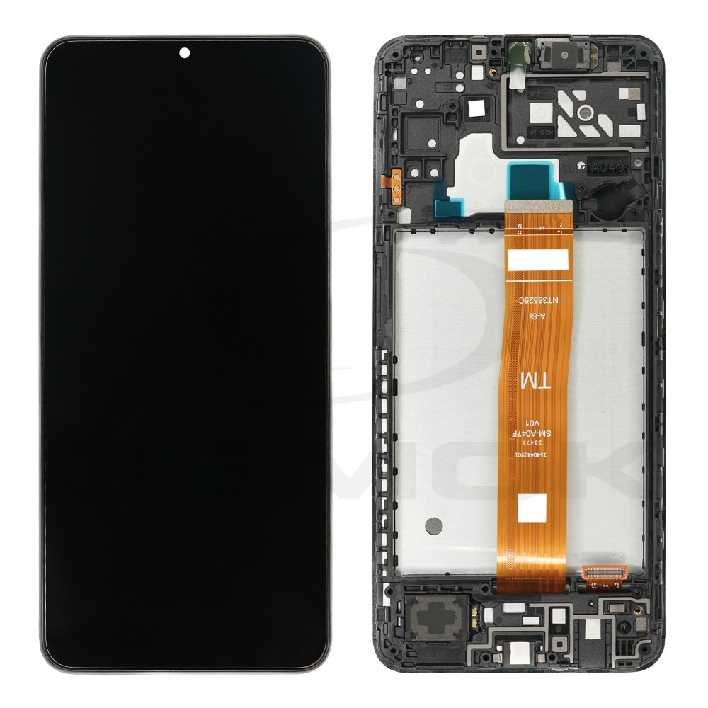 WYŚWIETLACZ LCD DO SAMSUNG A047 GALAXY A04S Z RAMKĄ GH82-29806A GH82-29805A ORYGINAŁ SERVICE PACK