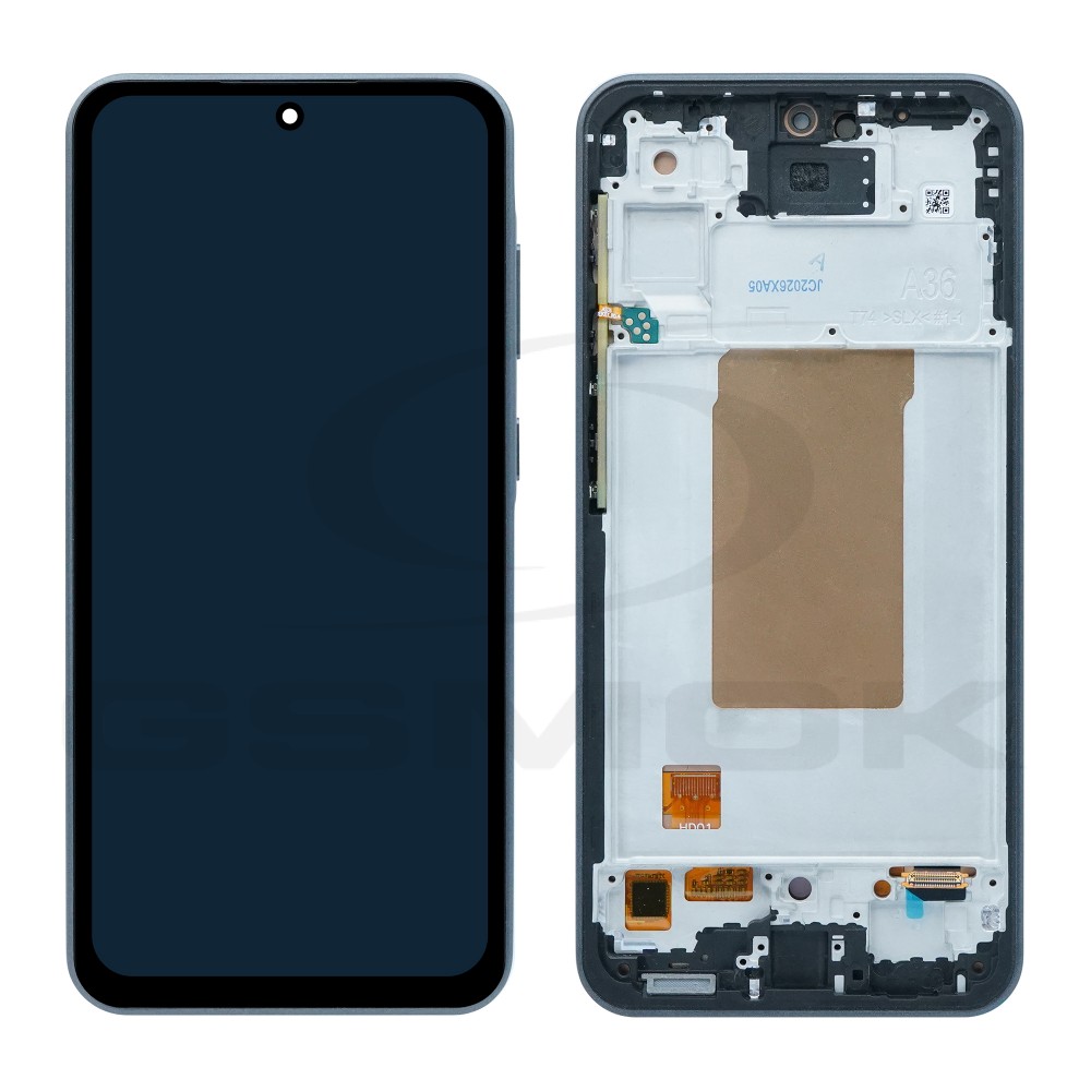 WYŚWIETLACZ LCD DO SAMSUNG A366 GALAXY A36 Z RAMKĄ [OLED SMALL SIZE]