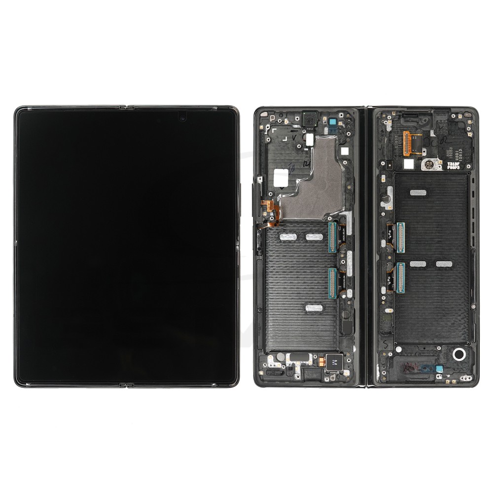 WYŚWIETLACZ LCD DO SAMSUNG F916 GALAXY FOLD 2 5G CZARNY Z ZŁOTYM ZAWIASEM GH82-24296B ORYGINAŁ SERVICE PACK