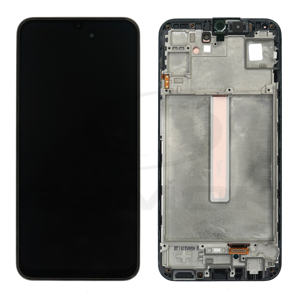 WYŚWIETLACZ LCD DO SAMSUNG M346 GALAXY M34 5G Z RAMKĄ GH82-32101A GH82-32722A ORYGINAŁ SERVICE PACK