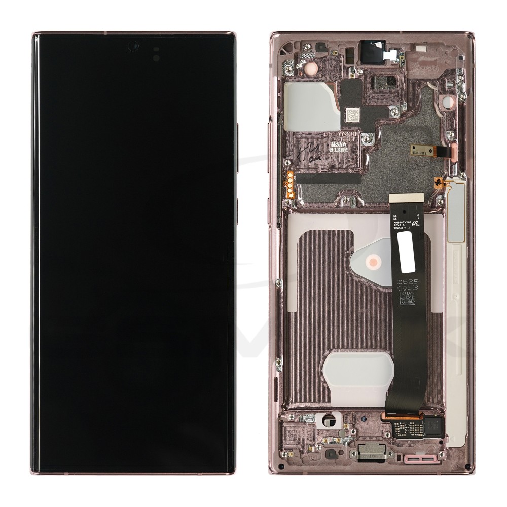 WYŚWIETLACZ LCD DO SAMSUNG N986 GALAXY NOTE 20 ULTRA 5G BRĄZ BEZ KAMERY GH82-31454D GH82-31460D GH82-31453D GH82-31457D GH82-31459D GH82-31461D GH82-31458D ORYGINAŁ SERVICE PACK