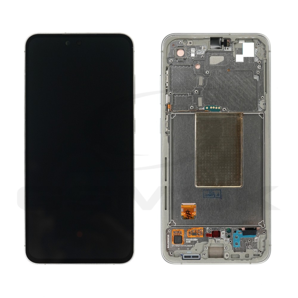WYŚWIETLACZ LCD DO SAMSUNG S721B GALAXY S24 FE 5G GH82-35848B SREBRNY Z RAMKĄ ORYGINAŁ SERVICE PACK