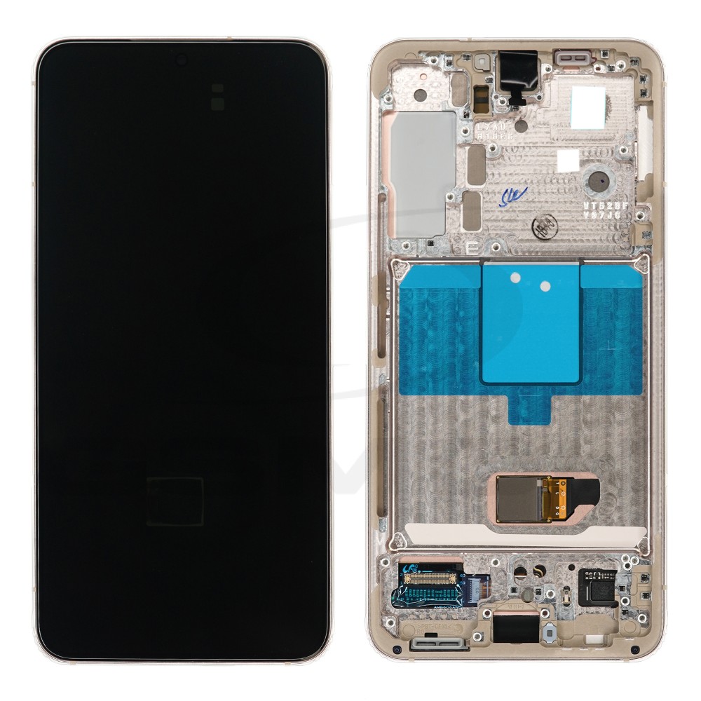WYŚWIETLACZ LCD DO SAMSUNG S901 GALAXY S22 5G FIOLETOWY Z RAMKĄ GH82-27520F GH82-27521F ORYGINAŁ SERVICE PACK