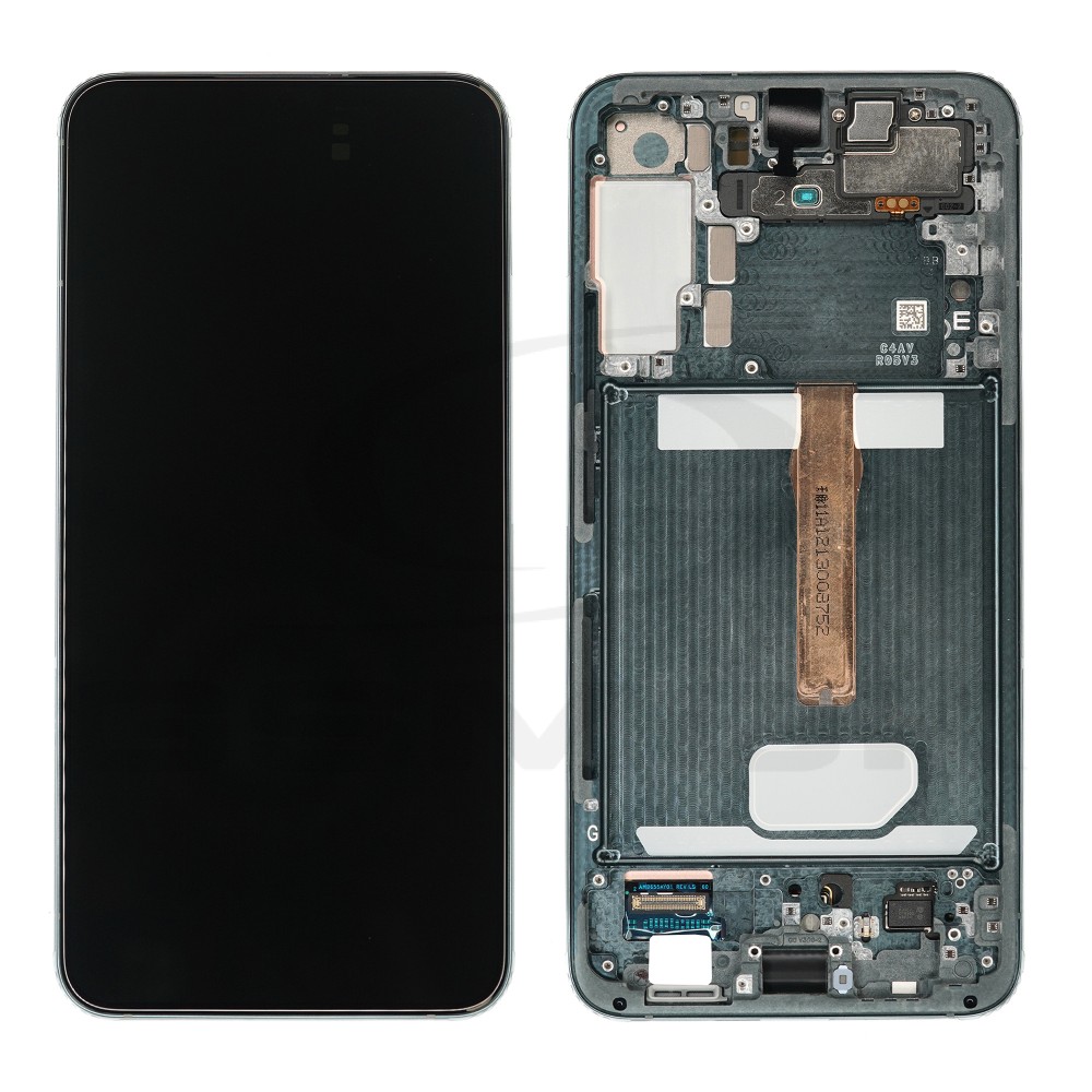 WYŚWIETLACZ LCD DO SAMSUNG S906 GALAXY S22 PLUS 5G ZIELONY Z RAMKĄ GH82-27500C GH82-27501C ORYGINAŁ SERVICE PACK