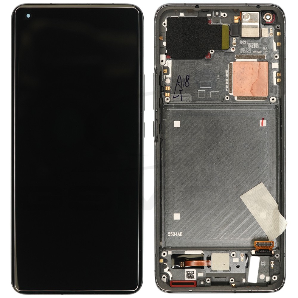 WYŚWIETLACZ LCD DO XIAOMI MI 11 ULTRA Z RAMKĄ CZARNY 56000300K100 56000H00K100 ORYGINAŁ SERVICE PACK