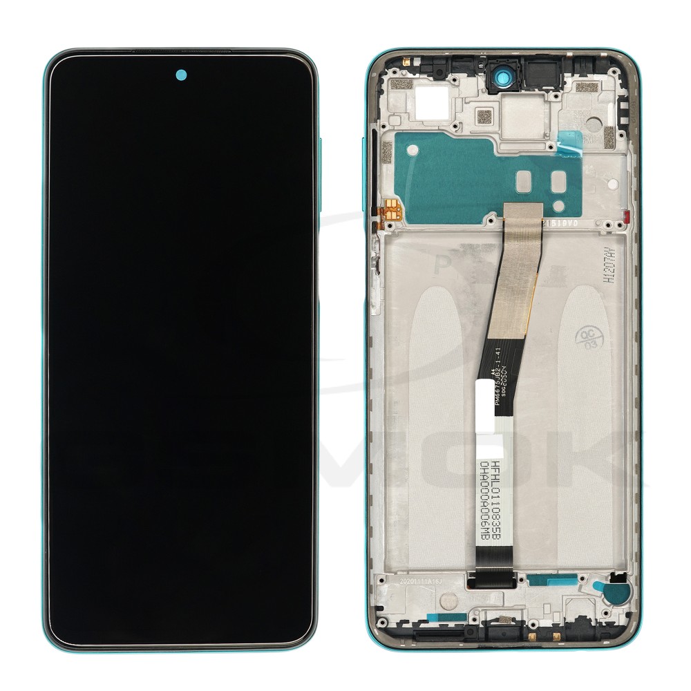 WYŚWIETLACZ LCD DO XIAOMI REDMI NOTE 9 PRO Z RAMKĄ ZIELONY 560004J6B200 ORYGINAŁ SERVICE PACK