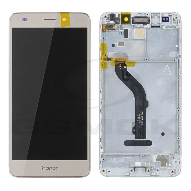 WYŚWIETLACZ LCD DO HUAWEI HONOR 7 LITE NEM-L51 Z RAMKĄ ZŁOTY 02350TKC 02350TSY ORYGINAŁ SERVICE PACK