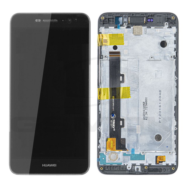 WYŚWIETLACZ LCD DO HUAWEI Y6 PRO 4G Z RAMKĄ CZARNY 97070MDX ORYGINAŁ SERVICE PACK