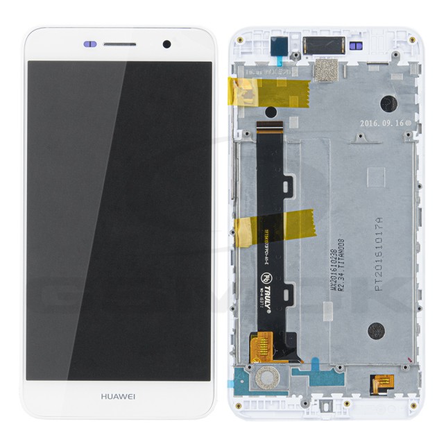 WYŚWIETLACZ LCD DO HUAWEI Y6 PRO Z RAMKĄ BIAŁY 97070LBA ORYGINAŁ SERVICE PACK
