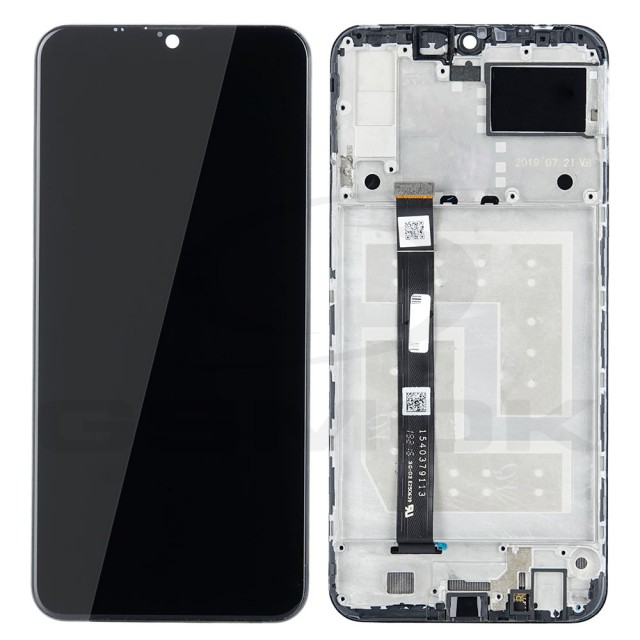 WYŚWIETLACZ LCD DO LENOVO K10 NOTE CZARNY Z RAMKĄ 57983102833 ORYGINAŁ SERVICE PACK
