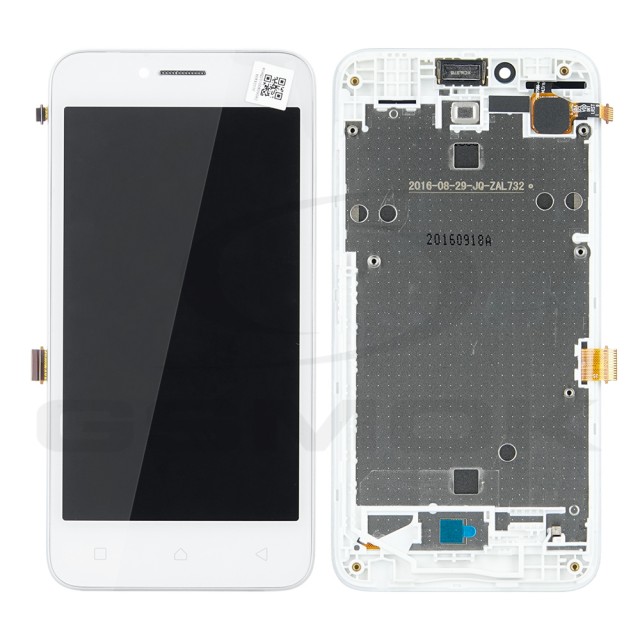 WYŚWIETLACZ LCD DO LENOVO VIBE B BIAŁY Z RAMKĄ 5D68C05984 ORYGINAŁ SERIVCE PACK
