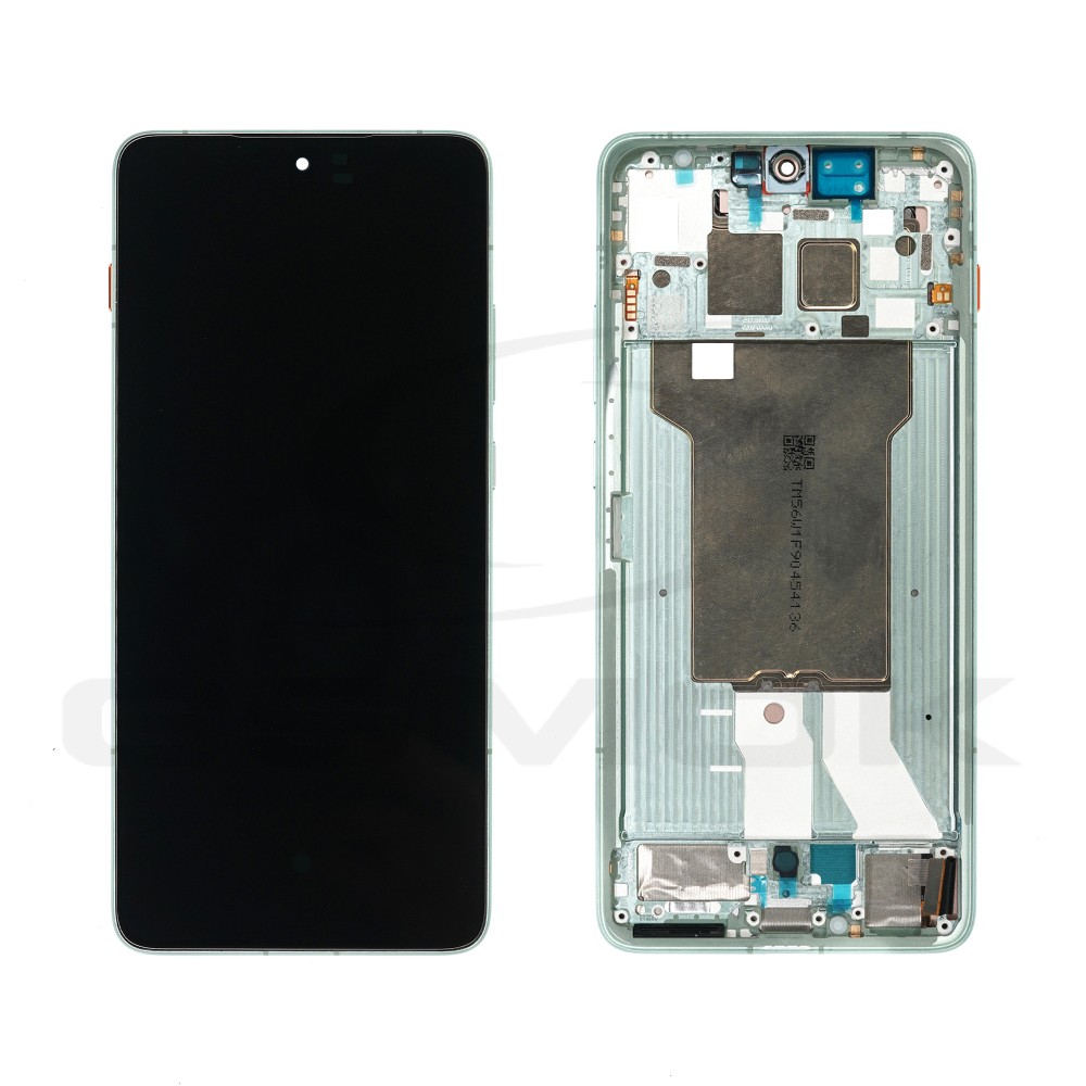 WYŚWIETLACZ LCD + PANEL DOTYKOWY KOMPLET MOTOROLA EDGE 70 5G MIĘTOWY LILY PAD Z RAMKĄ 5D68C31542 ORYGINAŁ SERVICE PACK