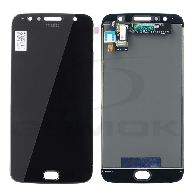 WYŚWIETLACZ LCD DO MOTOROLA MOTO G5S PLUS Z RAMKĄ SZARY 5D68C08952 5D68C08619 ORYGINAŁ SERVICE PACK