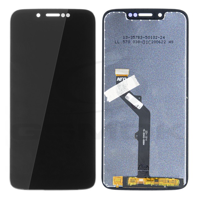 WYŚWIETLACZ LCD DO MOTOROLA MOTO G7 PLAY CZARNY BEZ LOGO