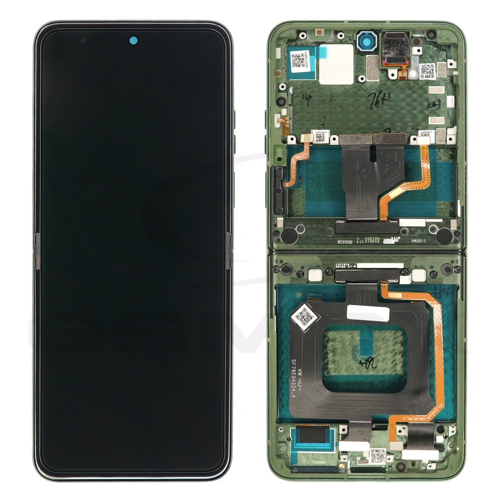 WYŚWIETLACZ LCD DO MOTOROLA RAZR 50 ULTRA ZIELONY Z RAMKĄ 5D68C24699 5D68C24595 ORYGINAŁ SERVICE PACK