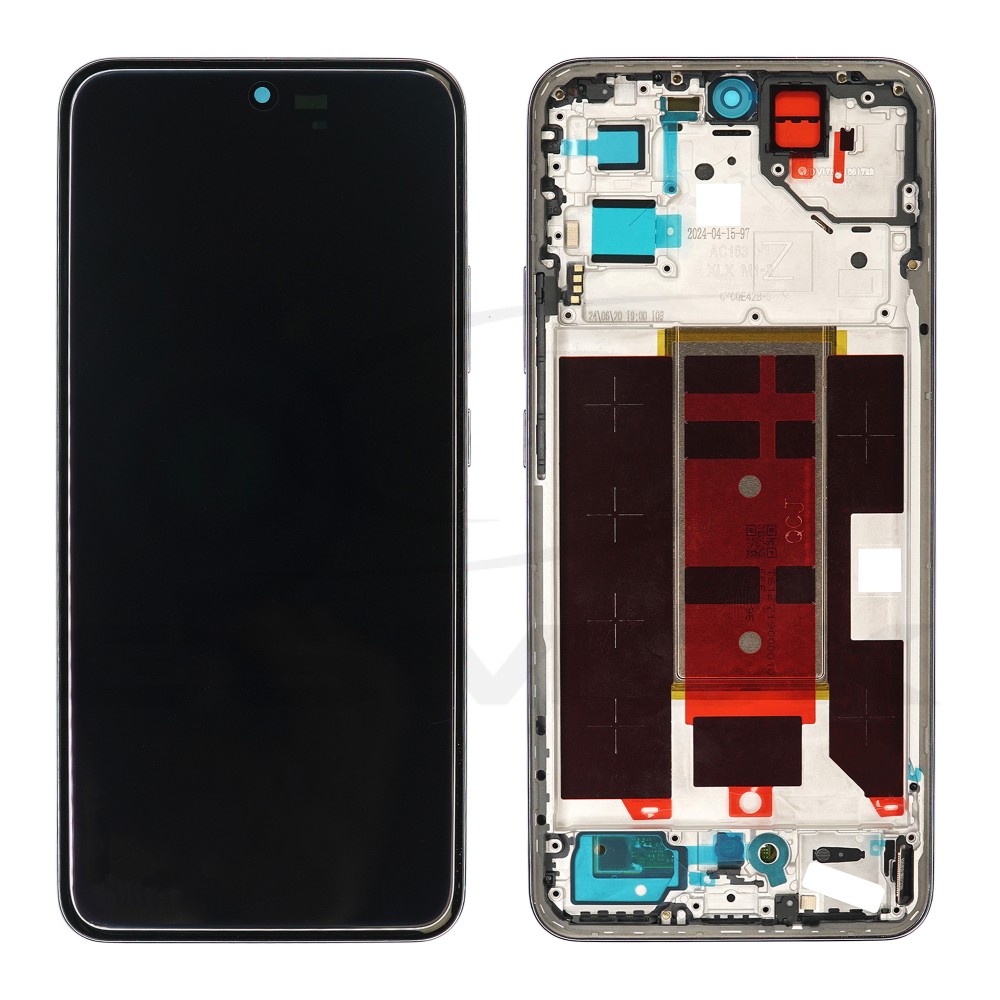 WYŚWIETLACZ LCD DO OPPO RENO 12 PRO 5G CPH2629 FIOLETOWY Z RAMKĄ 621029000217 ORYGINAŁ SERVICE PACK