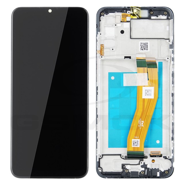 WYŚWIETLACZ LCD + PANEL DOTYKOWY KOMPLET SAMSUNG A025F GALAXY A02S Z RAMKĄ WERSJA NIEEUROPEJSKA GH82-20118A GH81-20118A GH81-18456A ORYGINAŁ SERVICE PACK