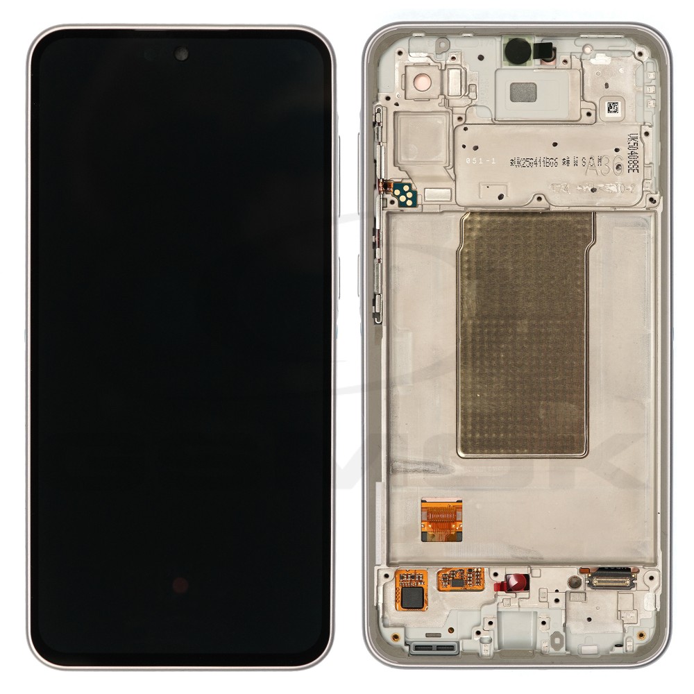 WYŚWIETLACZ LCD DO SAMSUNG A366 GALAXY A36 5G FIOLETOWY Z RAMKĄ GH82-36841D ORYGINAŁ SERVICE PACK
