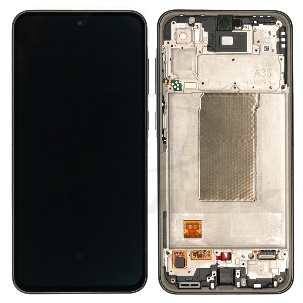 WYŚWIETLACZ LCD DO SAMSUNG A366 GALAXY A36 5G CZARNY Z RAMKĄ GH82-36841A ORYGINAŁ SERVICE PACK